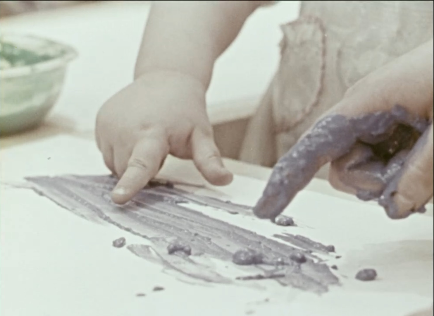 Malowanie palcami 1965 Jadwiga Żukowska